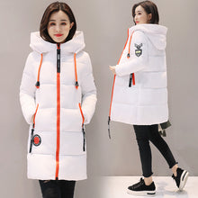 Load image into Gallery viewer, Parka Women 2019 Winter Jacket Women Coat Hooded Outwear Female Parka Thick Cotton Padded Lining Winter Female Basic Coats Z30