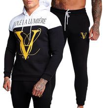 Load image into Gallery viewer, GYMOHYEAH NEW sporting suits mens fashion tracksuit men trainingspak survetement Men's Sportwear Suit Hoodies Tracksuit Set Male