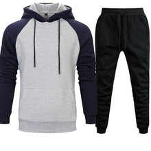 Load image into Gallery viewer, Men's Sets Hoodies+Pants Autumn Winter Hooded Sweatshirt Sweatpants Fashion Slim Fit Men Set Hoodie Pant Hip Hop Pullover Hoody