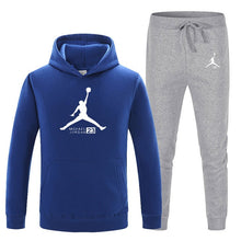 Load image into Gallery viewer, 23 JORDAN Autumn winter Hot Sale Men's Sets Hoodie+pants 2 Pieces Sets Casual Tracksuit Male Sportswear Gyms Fitness Sweatpants