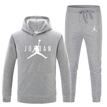 Load image into Gallery viewer, 23 JORDAN Autumn winter Hot Sale Men's Sets Hoodie+pants 2 Pieces Sets Casual Tracksuit Male Sportswear Gyms Fitness Sweatpants