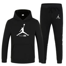 Load image into Gallery viewer, 23 JORDAN Autumn winter Hot Sale Men's Sets Hoodie+pants 2 Pieces Sets Casual Tracksuit Male Sportswear Gyms Fitness Sweatpants