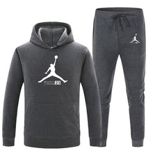 Load image into Gallery viewer, 23 JORDAN Autumn winter Hot Sale Men's Sets Hoodie+pants 2 Pieces Sets Casual Tracksuit Male Sportswear Gyms Fitness Sweatpants