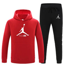 Load image into Gallery viewer, 23 JORDAN Autumn winter Hot Sale Men's Sets Hoodie+pants 2 Pieces Sets Casual Tracksuit Male Sportswear Gyms Fitness Sweatpants