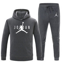 Load image into Gallery viewer, 23 JORDAN Autumn winter Hot Sale Men's Sets Hoodie+pants 2 Pieces Sets Casual Tracksuit Male Sportswear Gyms Fitness Sweatpants