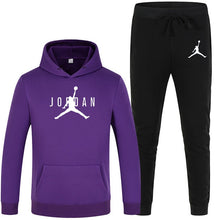 Load image into Gallery viewer, 23 JORDAN Autumn winter Hot Sale Men's Sets Hoodie+pants 2 Pieces Sets Casual Tracksuit Male Sportswear Gyms Fitness Sweatpants