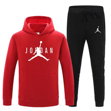 Load image into Gallery viewer, 23 JORDAN Autumn winter Hot Sale Men's Sets Hoodie+pants 2 Pieces Sets Casual Tracksuit Male Sportswear Gyms Fitness Sweatpants