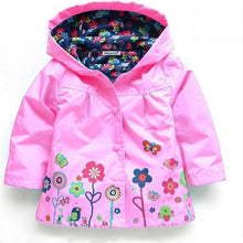 Load image into Gallery viewer, Children Coat Baby Girls winter Coats long sleeve coat girl's warm Baby jacket Winter Outerwear cartoon fleece