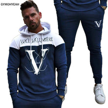 Load image into Gallery viewer, GYMOHYEAH NEW sporting suits mens fashion tracksuit men trainingspak survetement Men's Sportwear Suit Hoodies Tracksuit Set Male