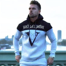 Load image into Gallery viewer, GYMOHYEAH NEW sporting suits mens fashion tracksuit men trainingspak survetement Men's Sportwear Suit Hoodies Tracksuit Set Male