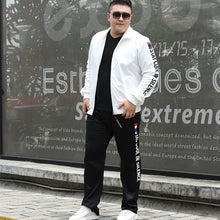 Load image into Gallery viewer, Tracksuit Set Men Clothes 2019 Fashion Fat Plus Size 7XL 8XL 9XL Sportwear Men Jacket +Pants 2 Piece Sets Sweat Suit Sweatshirts