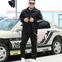Load image into Gallery viewer, Tracksuit Set Men Clothes 2019 Fashion Fat Plus Size 7XL 8XL 9XL Sportwear Men Jacket +Pants 2 Piece Sets Sweat Suit Sweatshirts